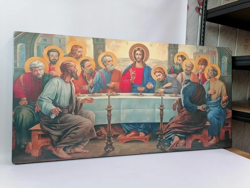 Тайная вечеря, 50x100x4 см, арт И7110-2 Тайная вечеря, 50x100x4 см, арт И7110-2