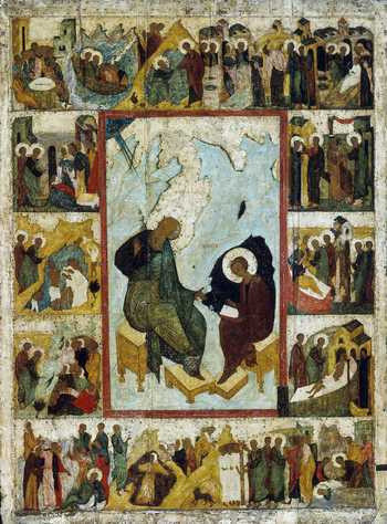 Иоанн Богослов на Патмосе, 9x12x3 см, арт А367 Иоанн Богослов на Патмосе, 9x12x3 см, арт А367