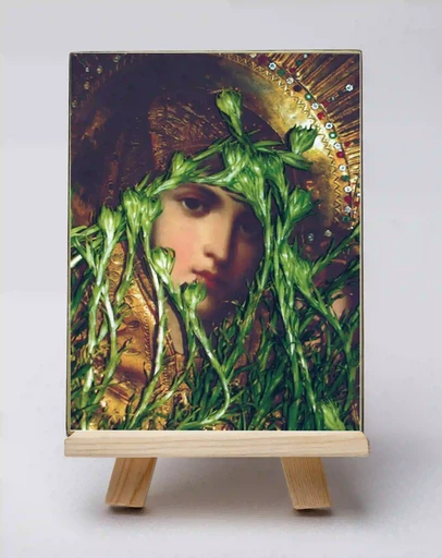 Казанская икона божьей матери чудотворная, 30x40x4 см, арт И12657 Казанская икона божьей матери чудотворная, 30x40x4 см, арт И12657