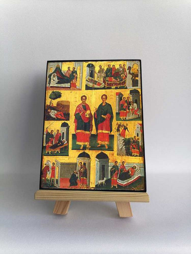 Косма и Дамиан Аравийский, 9x12x3 см, арт Б0390