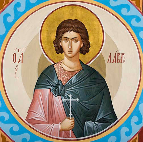 Лавр, мч., 12x16x3 см, арт Ик19562