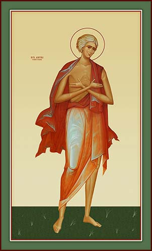 Мария Египетская, прп., 25x34 см, арт Ик22776