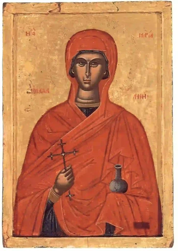 Мария Магдалина, равноапстольная, 12x16x3 см, арт А5613
