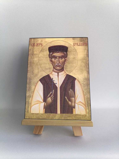 Мученик Вукашин. Сербия. Около 2002 г, 9x12x3 см, арт Б0242