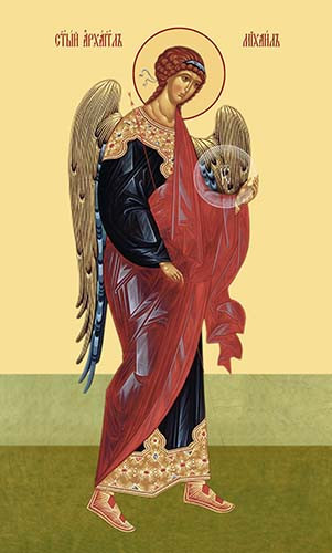 Михаил, архистратиг, 30x40x4 см, арт Ик24423