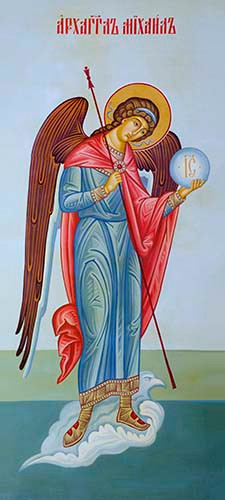 Михаил, архистратиг, 30x40x4 см, арт Ик24425