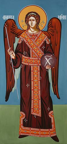 Михаил, архистратиг, 30x40x4 см, арт Ик24426