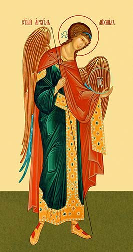 Михаил, архистратиг, 30x40x4 см, арт Ик24431