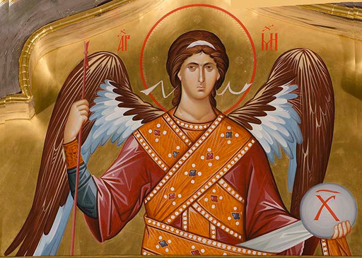 Михаил, архистратиг, 30x40x4 см, арт Ик24439