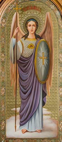 Михаил, архистратиг, 30x40x4 см, арт Ик24448