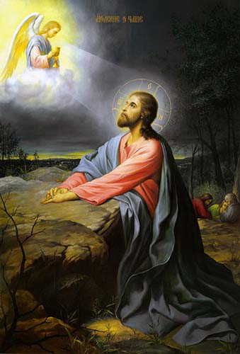 Моление о Чаше, 30x40x4 см, арт Ик24464