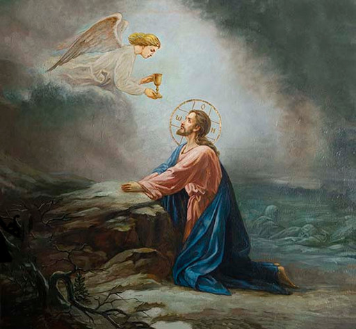 Моление о Чаше, 30x40x4 см, арт Ик24470