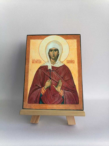 Мученица Галина, 7,5x10x1,8 см, арт Б0315