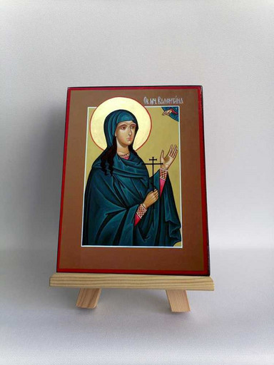 Мученица Валентина, 12x16x1,8 см, арт Б0237