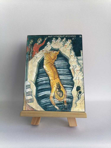 Мучение св. Евфрасии. Тзортзи (Зорзис) Фука, 12x16x3 см, арт Б0391
