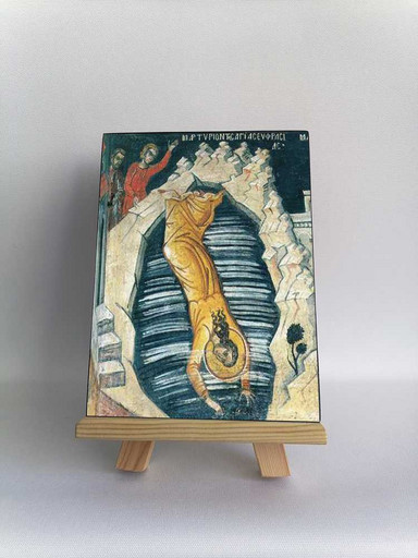 Мучение св. Евфрасии. Тзортзи (Зорзис) Фука, 9x12x3 см, арт Б0391
