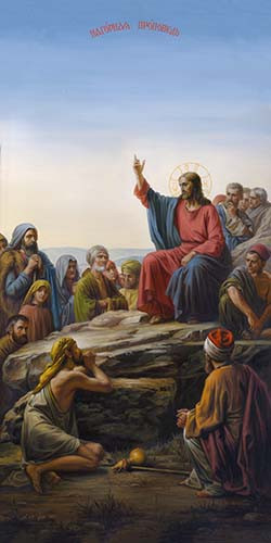 Нагорная проповедь, 30x40x4 см, арт Ик24474
