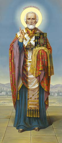 Николай, свт., 30x40x4 см, арт Ик24518