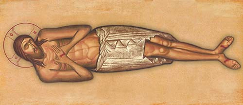 Плащаница Иисуса Христа, 15x20 см, арт Ик19889