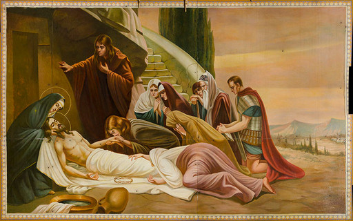 Положение во гроб, 30x40x4 см, арт Ик24675