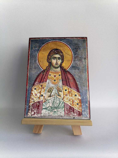 Праведный Евдоким Каппадокиянин, 12x16x3 см, арт Б0402