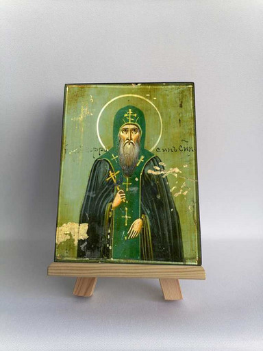 Евфросин Синозерский, Новгородский, 12x16x3 см, арт Б0403