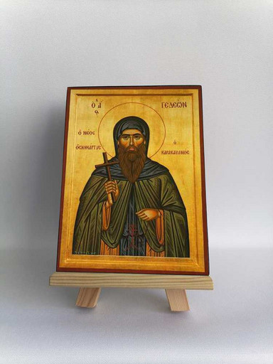 Преподобномученик Гедеон Каракалинос, 7,5x10x1,8 см, арт Б0336