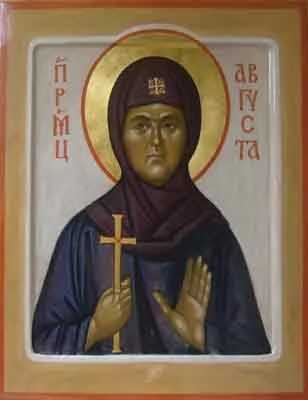 Преподобномученица августа (Защук), схимонахиня, арт В8221