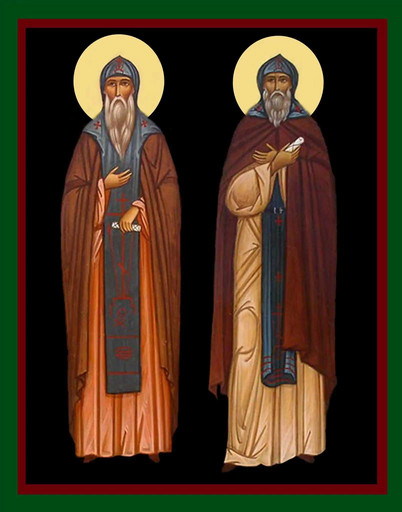 Преподобные Зинон и Зоил, арт В7688