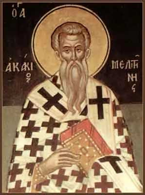 Преподобный Акакий Мелитинский, епископ, арт В8186
