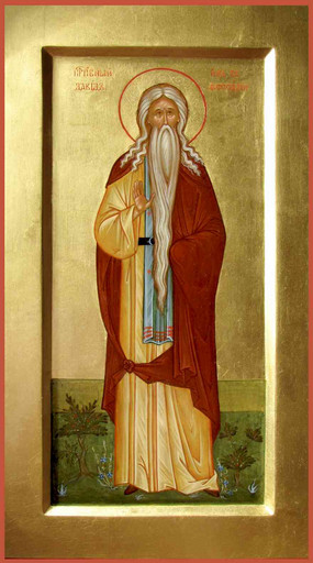 Преподобный Давид Солунский (Фессалоникийский), отшельник, арт В466