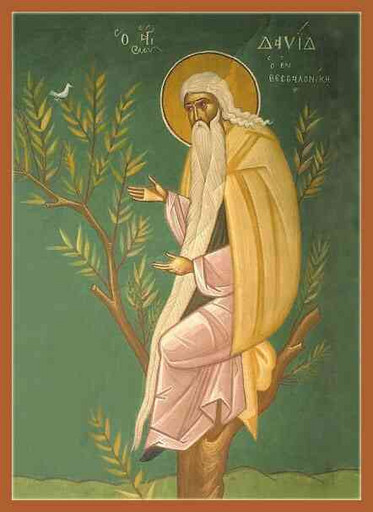 Преподобный Давид Солунский (Фессалоникийский), отшельник, арт В467