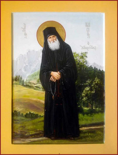Преподобный Паисий Святогорец (Эзнепидис), арт В4291