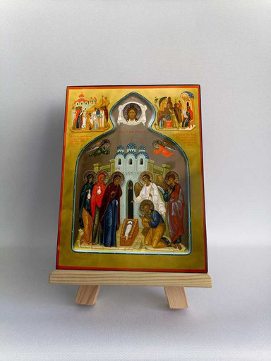 Пресвятая Богородица Царевококшайская (Мироносицкая), 15x20x1,8 см, арт Б0180