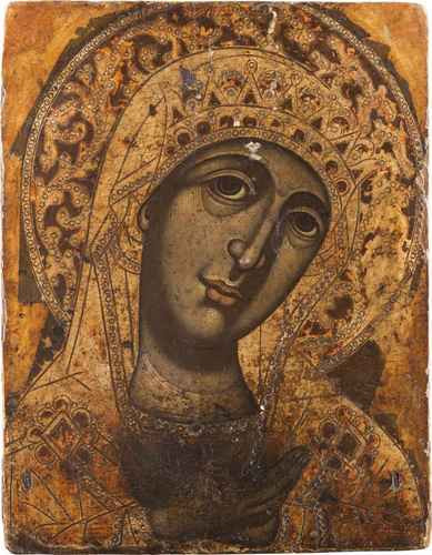 Пресвятая Богородица Скопиотисса, 12x16x3 см, арт А716