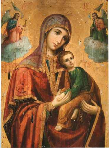Пресвятая Богородица Страстная, 15x20 см, арт А1388
