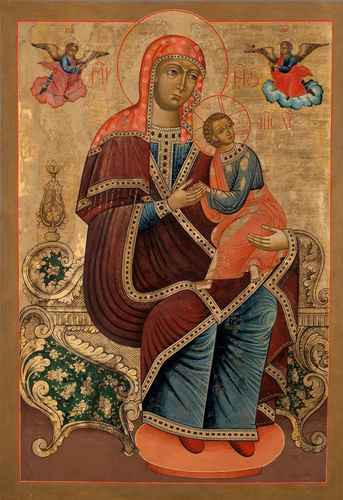 Пресвятая Богородица Страстная, 15x20 см, арт А1393