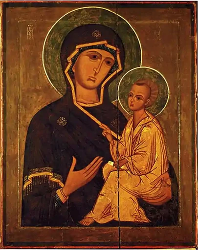 Пресвятая Богородица Тихвинская, 15x20 см, арт А7243