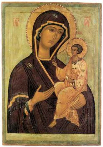 Пресвятая Богородица Тихвинская, 15x20 см, арт А1618