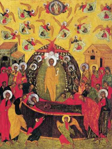 Успение Пресвятой Богородицы, 15x20 см, арт А693