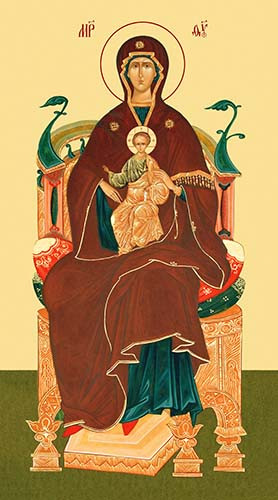 Пресвятая Богородица, 15x20 см, арт Ик19936