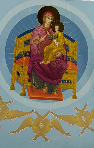 Пресвятая Богородица, 30x40x4 см, арт Ик24709