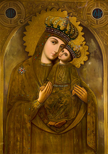 Пресвятая Богородица, 30x40x4 см, арт Ик24720