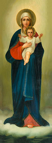 Пресвятая Богородица, 30x40x4 см, арт Ик24722