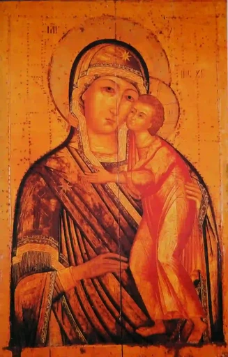 Пресвятая Богородица Хлыновская, 12x16x3 см, арт А6883
