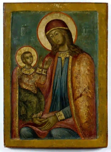 Пресвятой Богородицы Силуанская (Силуамская), 7,5x10x1,8 см, арт А7081