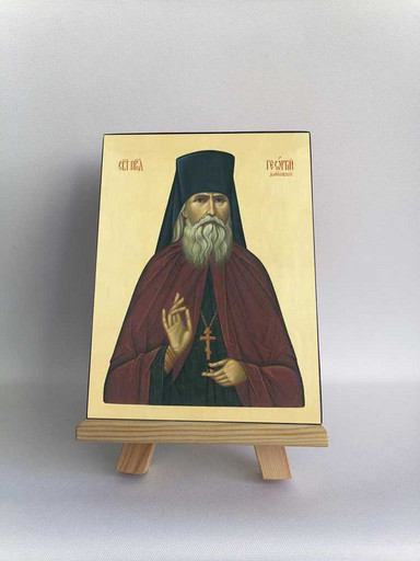 Прп. Георгий Даниловский, 12x16x3 см, арт Б0302