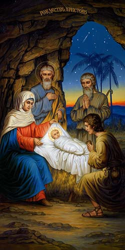 Рождество Христово, 30x40x4 см, арт Ик24748
