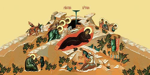 Рождество Христово, 30x40x4 см, арт Ик24754