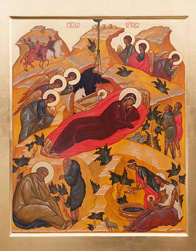 Рождество Христово, 30x40x4 см, арт Ик24759